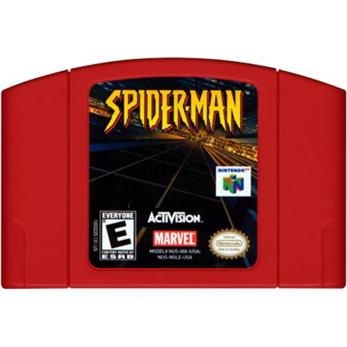 Spider-Man - Authentic Nintendo 64 (N64) Game Cartridge - YourGamingShop.com - Buy, Sell, Trade Video Games Online. 120 Day Warranty. Satisfaction Guaranteed.