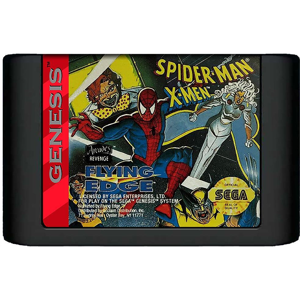 Spider-Man / X-Men: Arcade's Revenge - Sega Genesis Game Complete - YourGamingShop.com - Buy, Sell, Trade Video Games Online. 120 Day Warranty. Satisfaction Guaranteed.