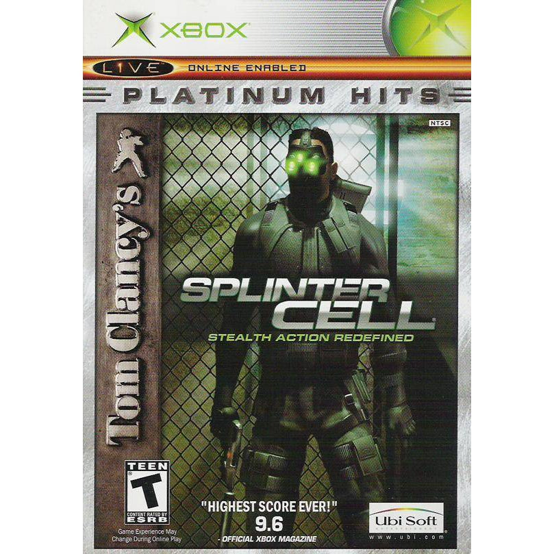 Tom Clancy's Splinter Cell (Platinum Hits) - Microsoft Xbox Game Complete - YourGamingShop.com - Buy, Sell, Trade Video Games Online. 120 Day Warranty. Satisfaction Guaranteed.