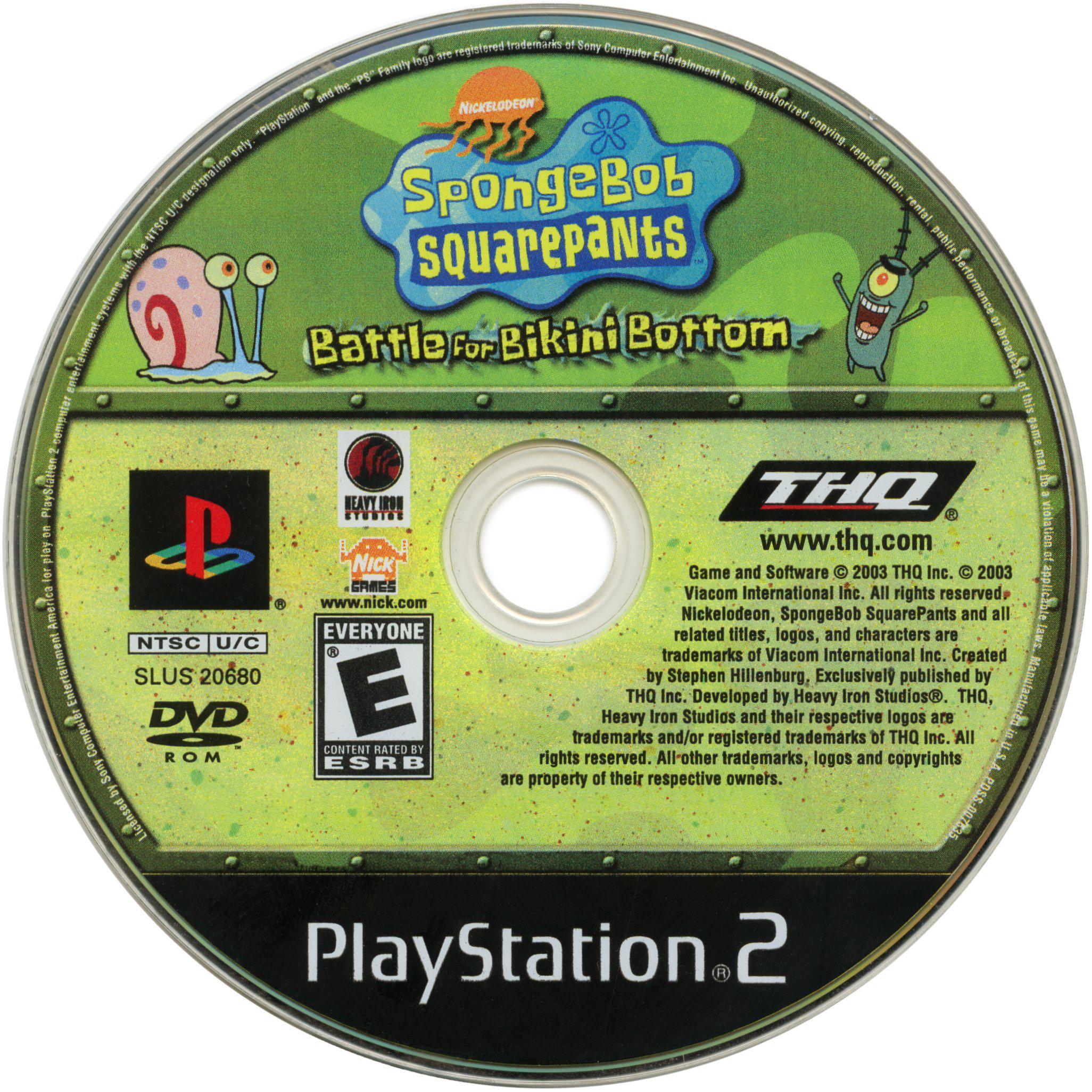 SpongeBob SquarePants: Battle for Bikini Bottom - PlayStation 2 (PS2) Game Complete - YourGamingShop.com - Buy, Sell, Trade Video Games Online. 120 Day Warranty. Satisfaction Guaranteed.