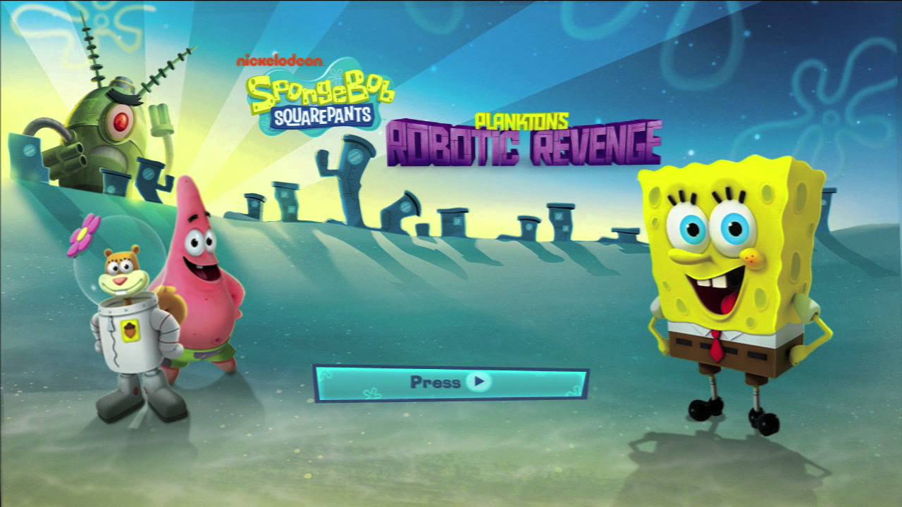 SpongeBob SquarePants: Plankton's Robotic Revenge - Nintendo Wii U Game