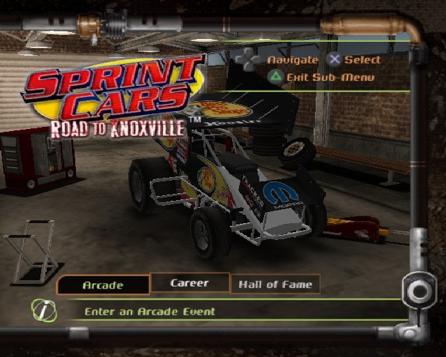Sprint Cars: Road to Knoxville - PlayStation 2 (PS2) Game