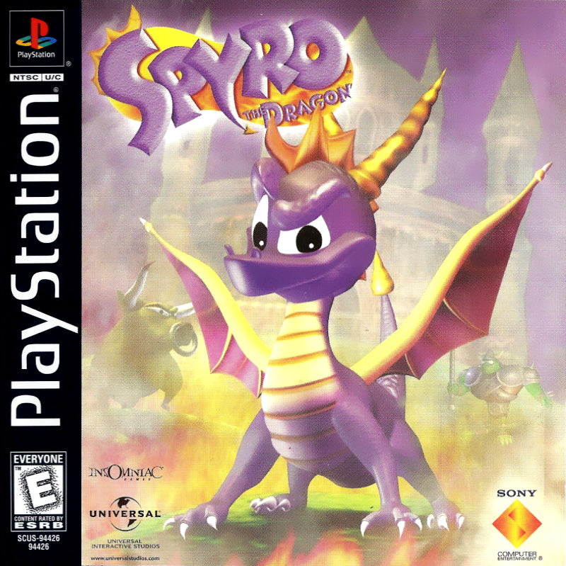 Spyro the Dragon - PlayStation 1 (PS1) Game - YourGamingShop.com - Buy, Sell, Trade Video Games Online. 120 Day Warranty. Satisfaction Guaranteed.
