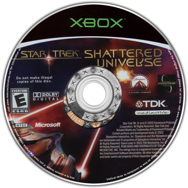 Star Trek: Shattered Universe - Microsoft Xbox Game