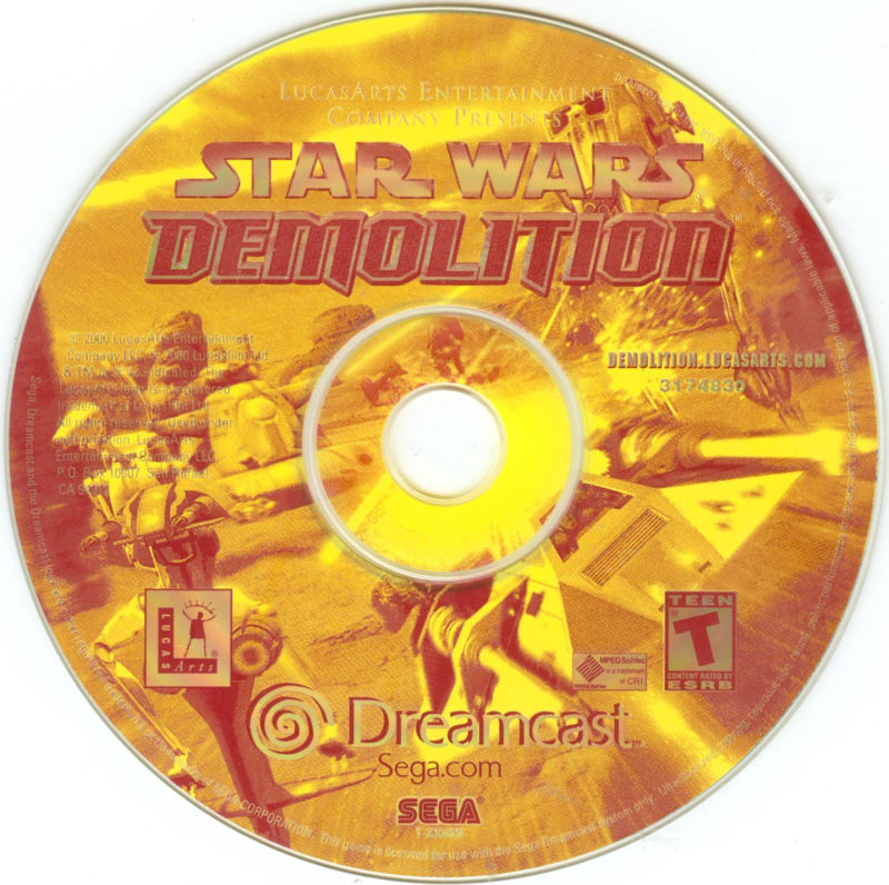 Star Wars: Demolition - Sega Dreamcast Game