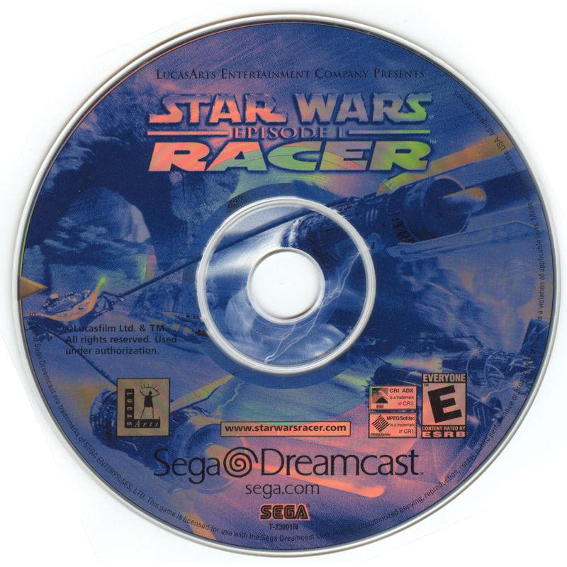 Star Wars: Episode I - Racer - Sega Dreamcast Game Complete - YourGamingShop.com - Buy, Sell, Trade Video Games Online. 120 Day Warranty. Satisfaction Guaranteed.