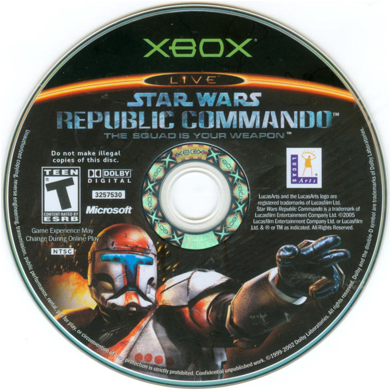Star Wars: Republic Commando - Microsoft Xbox Game