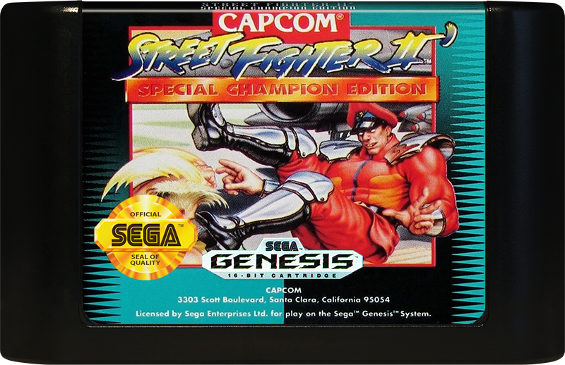 Street Fighter II: Special Champion Edition - Sega Genesis Game