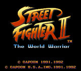 Street Fighter II - Super Nintendo (SNES) Game Cartridge