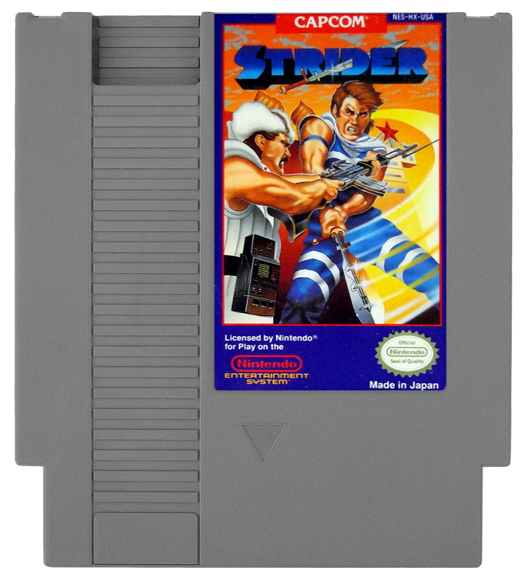 Strider - Authentic NES Game Cartridge