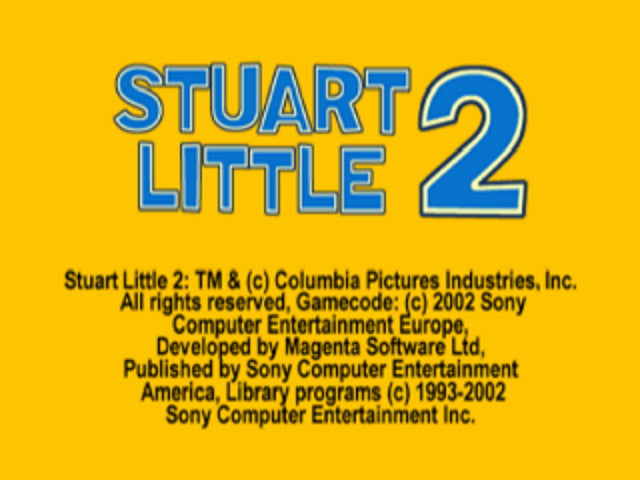 Stuart Little 2 - PlayStation 1 (PS1) Game