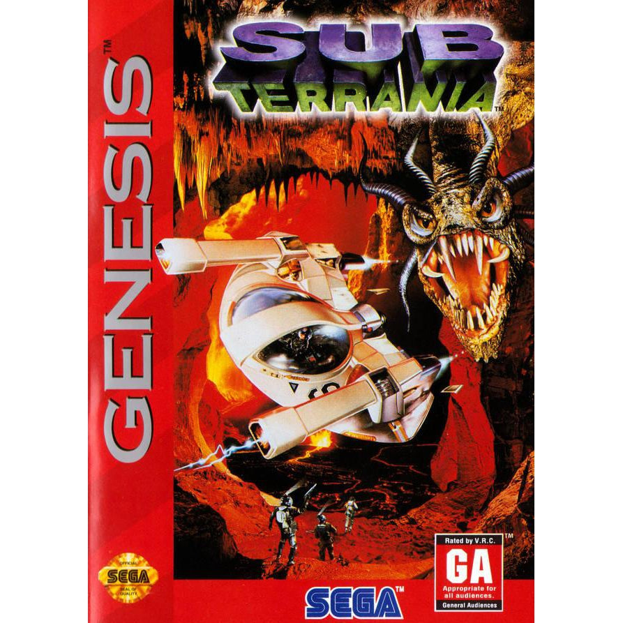 Sub-Terrania - Sega Genesis Game