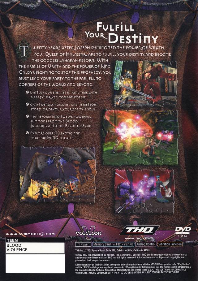 Summoner 2 - PlayStation 2 (PS2) Game