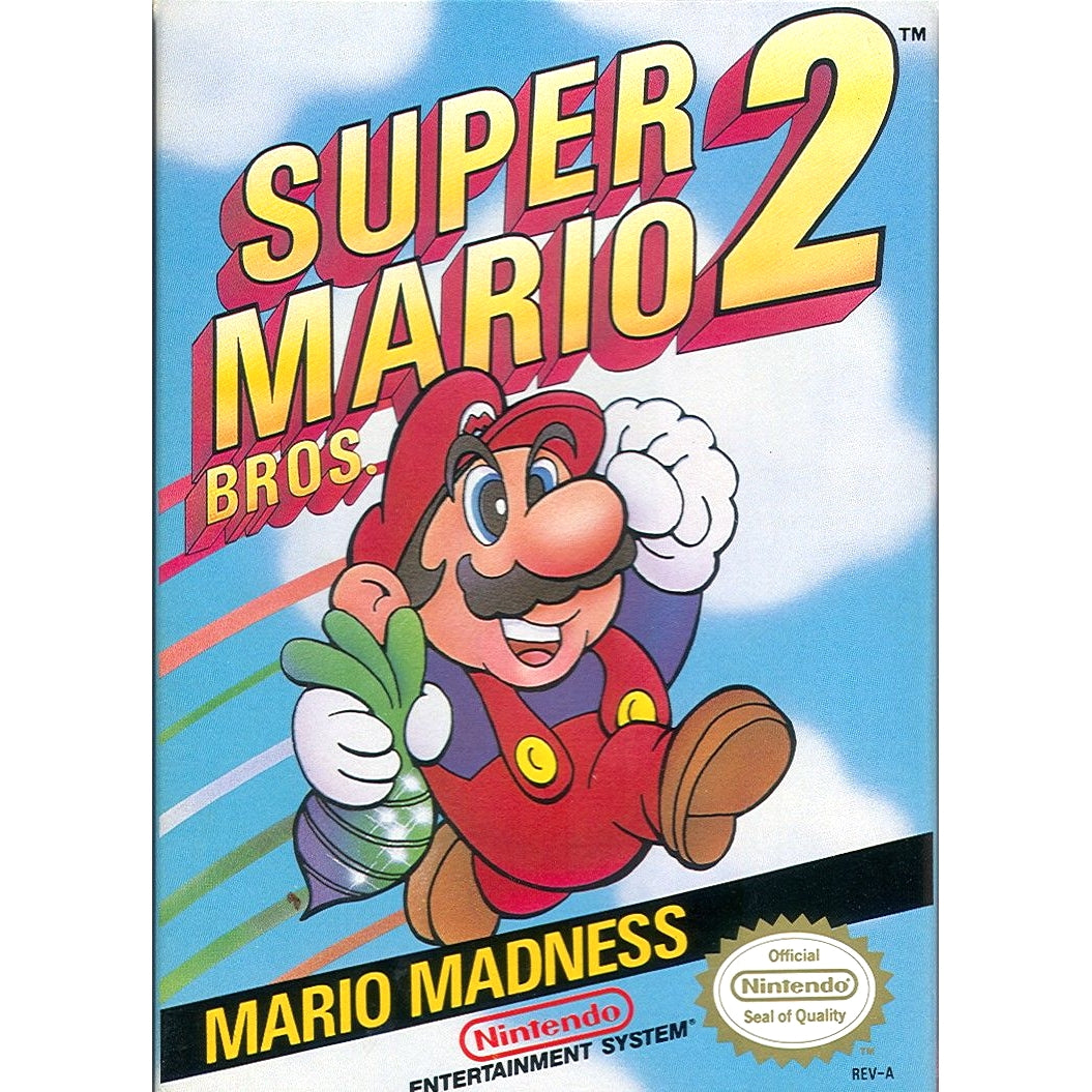 Your Gaming Shop - Super Mario Bros 2 - Authentic NES Game Cartridge