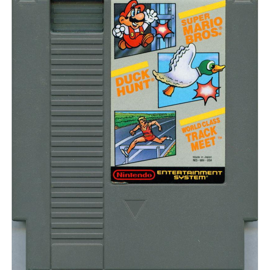 Super Mario Bros. / Duck Hunt / World Class Track Meet - Authentic NES Game Cartridge - YourGamingShop.com - Buy, Sell, Trade Video Games Online. 120 Day Warranty. Satisfaction Guaranteed.
