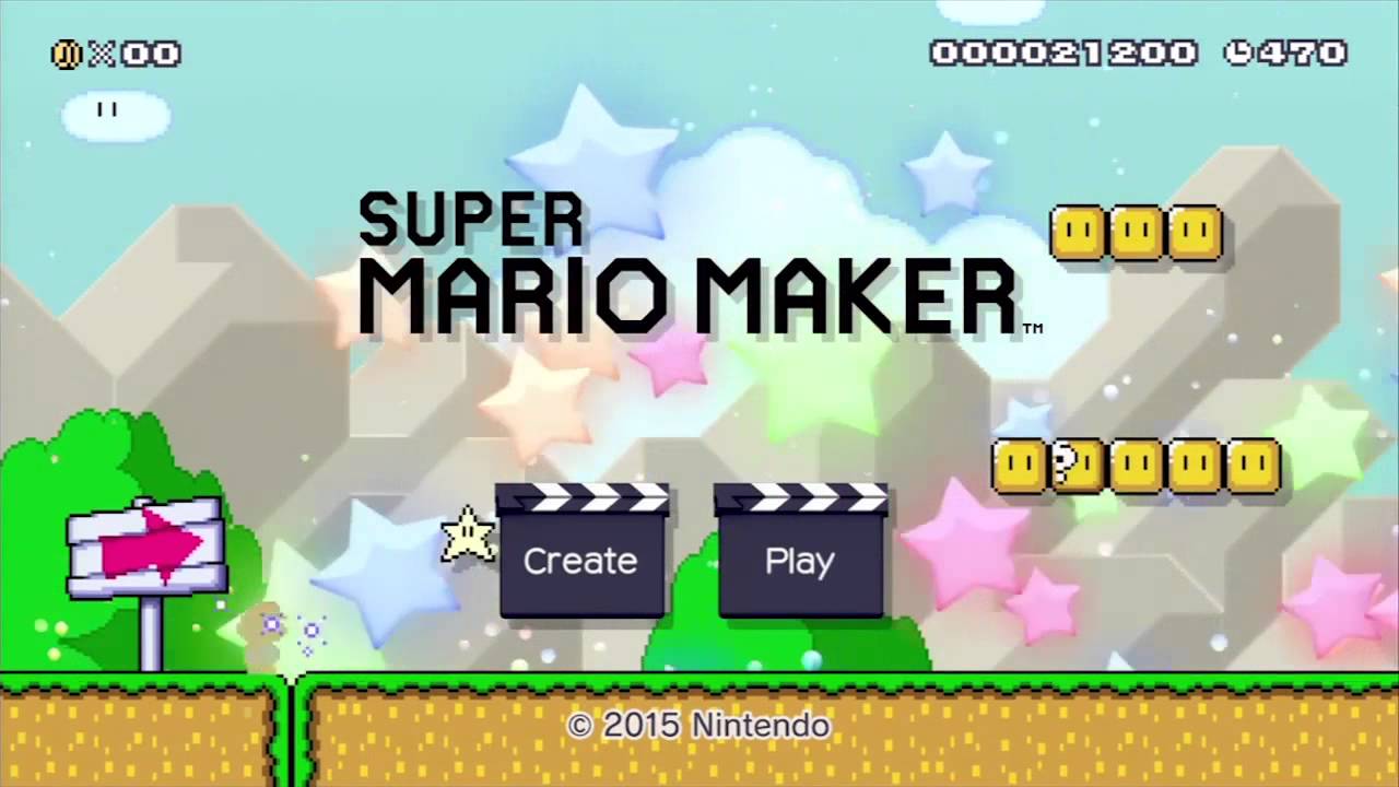 Super Mario Maker - Nintendo Wii U Game