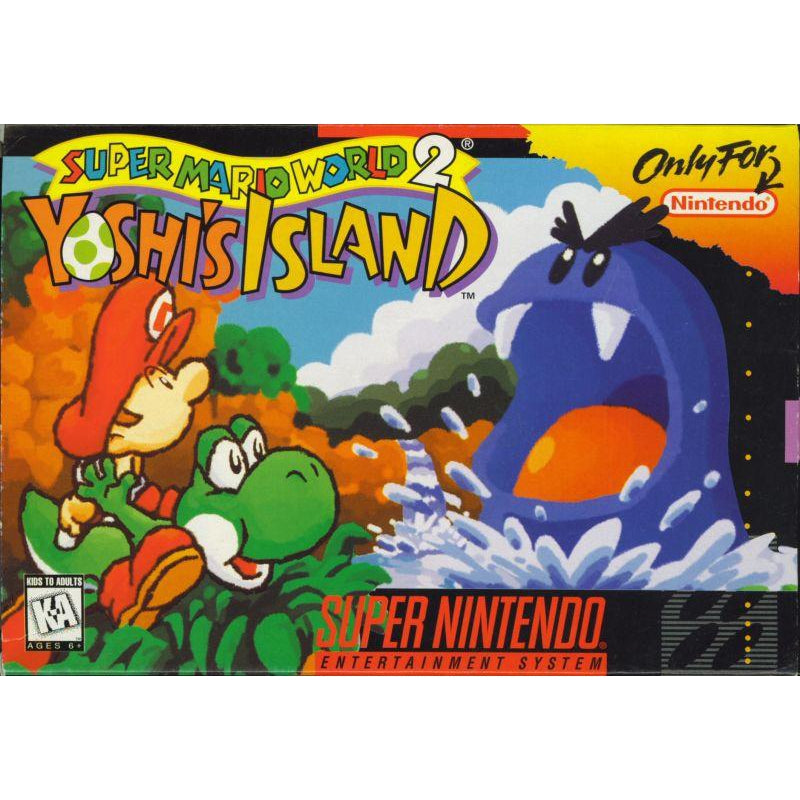 Super Mario World 2: Yoshi's Island - Super Nintendo (SNES) Game Cartridge - YourGamingShop.com - Buy, Sell, Trade Video Games Online. 120 Day Warranty. Satisfaction Guaranteed.