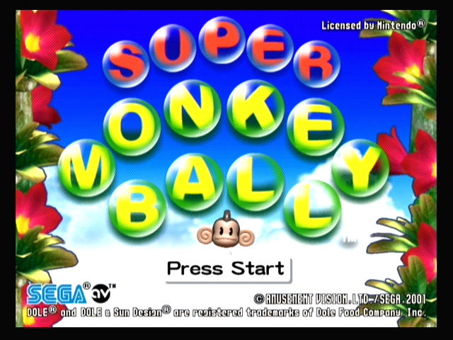 Super Monkey Ball - GameCube Game