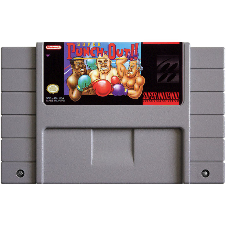 Super Punch-Out!! - Super Nintendo (SNES) Game Cartridge