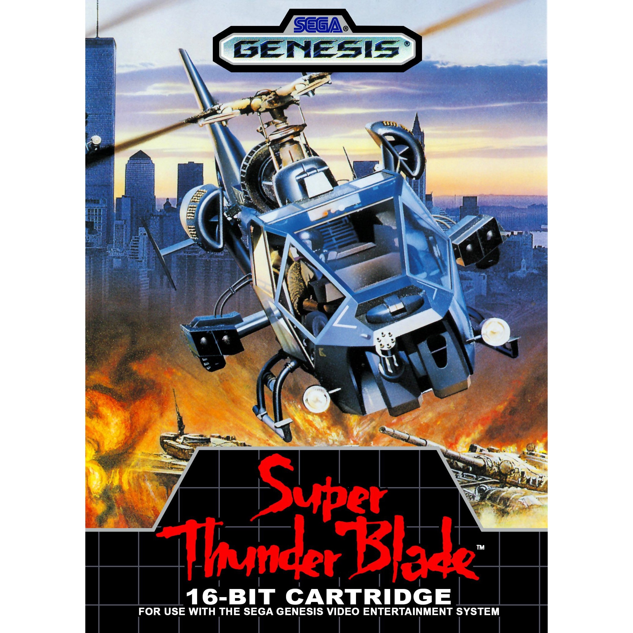 Super Thunder Blade - Sega Genesis Game Complete - YourGamingShop.com - Buy, Sell, Trade Video Games Online. 120 Day Warranty. Satisfaction Guaranteed.