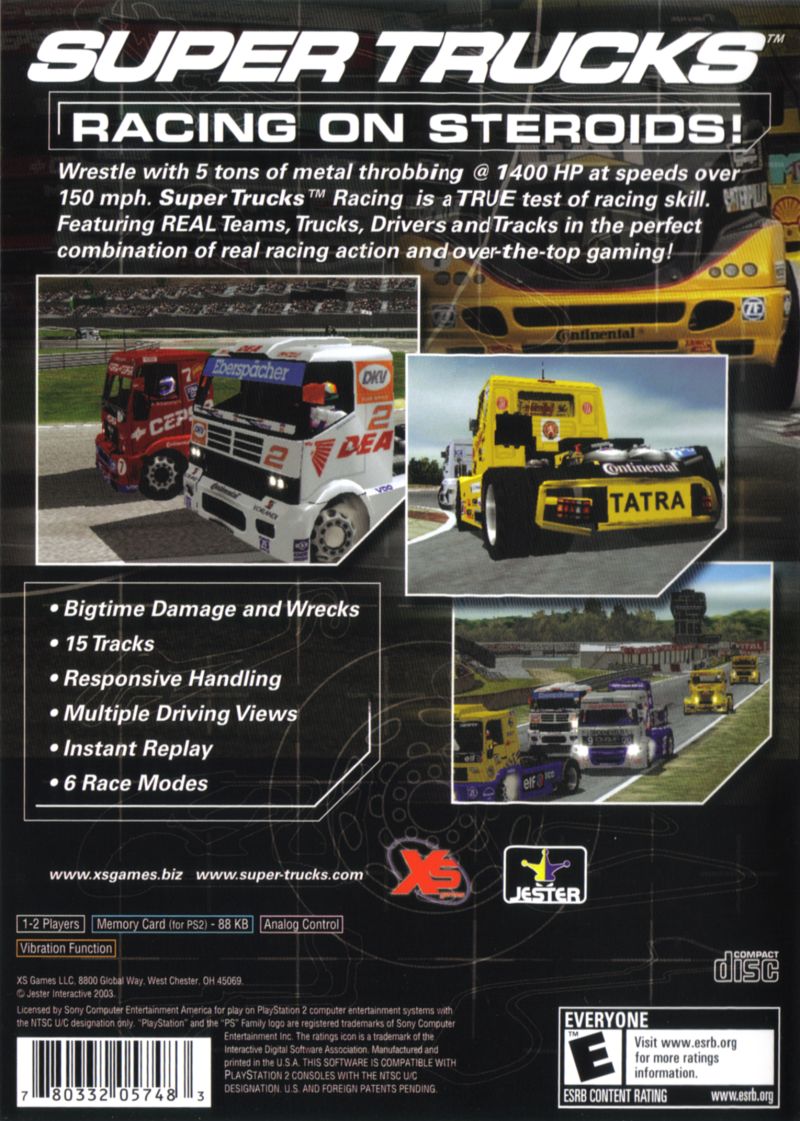 Super Trucks Racing - Playstation 2 Game