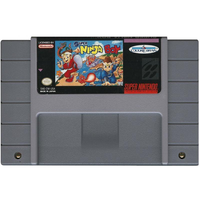 Super Ninja Boy - Super Nintendo (SNES) Game Cartridge - YourGamingShop.com - Buy, Sell, Trade Video Games Online. 120 Day Warranty. Satisfaction Guaranteed.