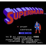 Superman - Authentic NES Game Cartridge