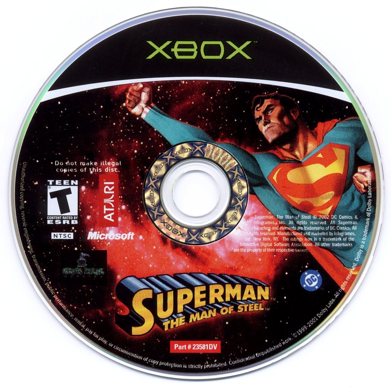 Superman: The Man of Steel - Microsoft Xbox Game