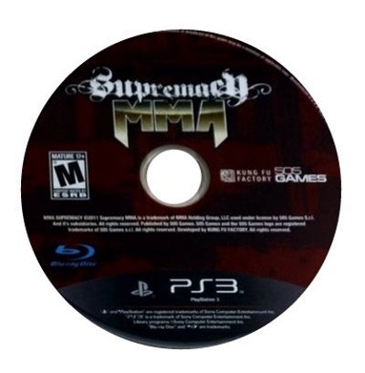 Supremacy MMA - PlayStation 3 (PS3) Game