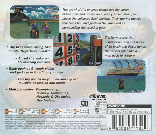 Surf Rocket Racers - Sega Dreamcast Game