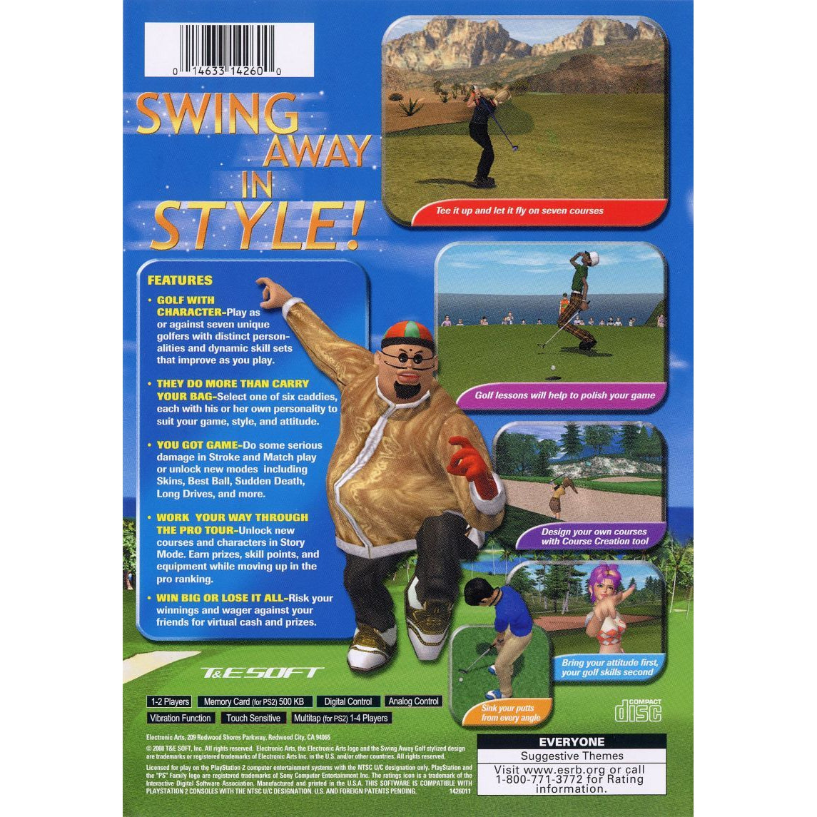 Swing Away Golf - PlayStation 2 (PS2) Game Complete - YourGamingShop.com - Buy, Sell, Trade Video Games Online. 120 Day Warranty. Satisfaction Guaranteed.