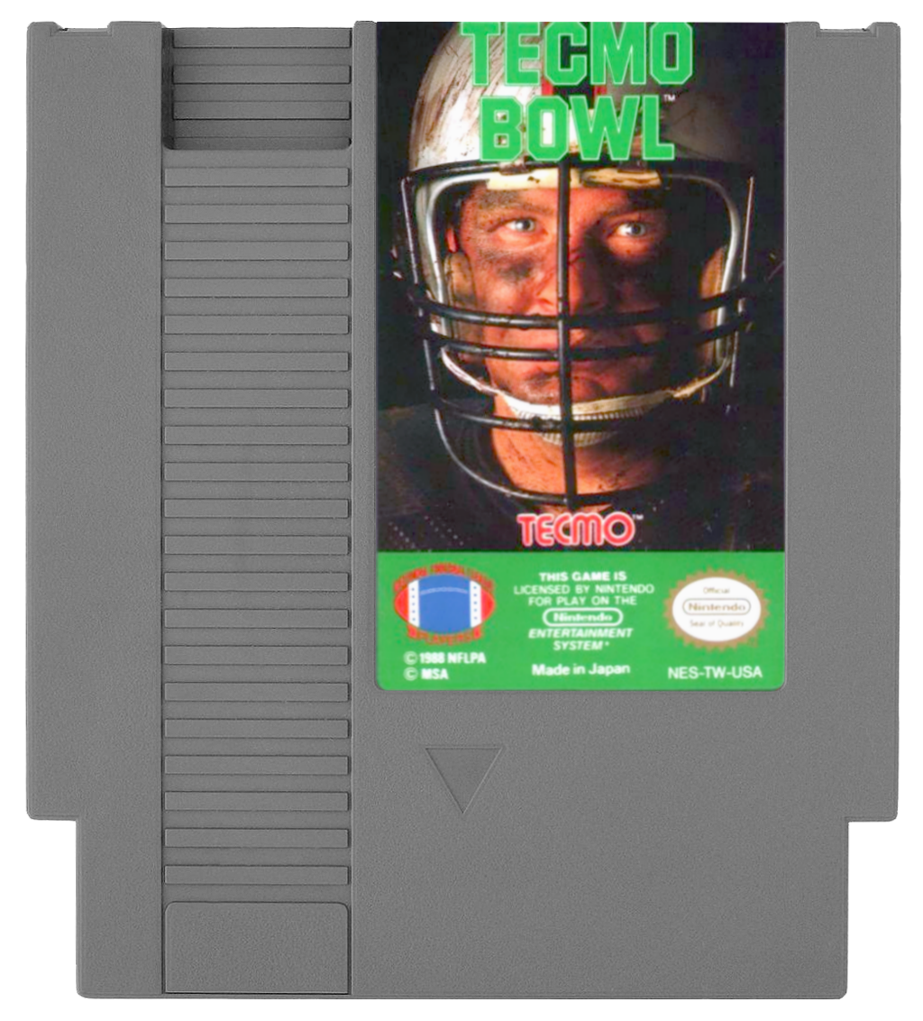 Tecmo Bowl - Authentic NES Game Cartridge