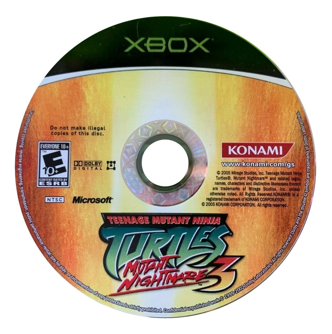 Teenage Mutant Ninja Turtles 3: Mutant Nightmare - Microsoft Xbox Game