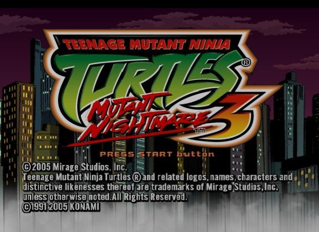 Teenage Mutant Ninja Turtles 3: Mutant Nightmare - Microsoft Xbox Game