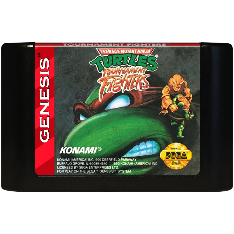 Teenage Mutant Ninja Turtles: Tournament Fighters - Sega Genesis Game Complete - YourGamingShop.com - Buy, Sell, Trade Video Games Online. 120 Day Warranty. Satisfaction Guaranteed.