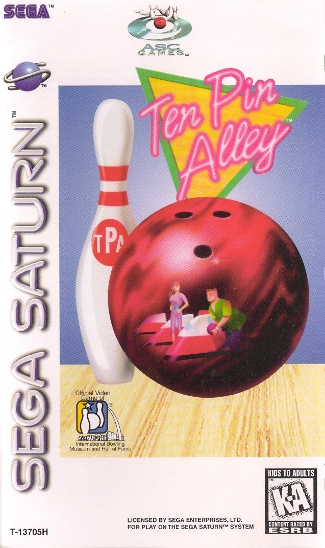 Ten Pin Alley - Sega Saturn Game