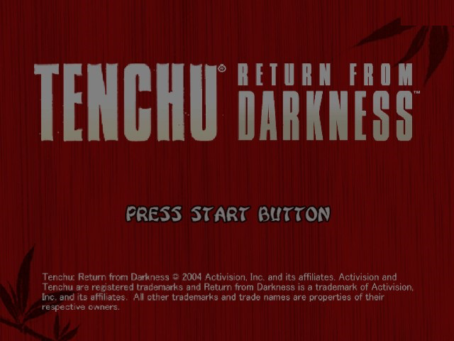 Tenchu: Return From Darkness - Microsoft Xbox Game