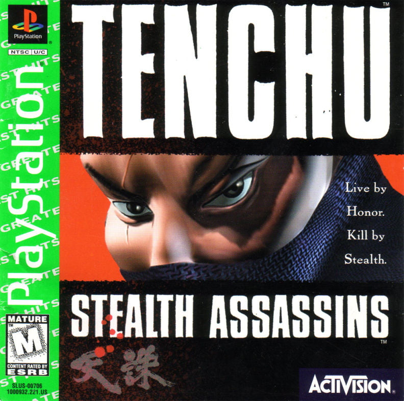 Tenchu: Stealth Assassins (Greatest Hits) - PlayStation 1 (PS1) Game