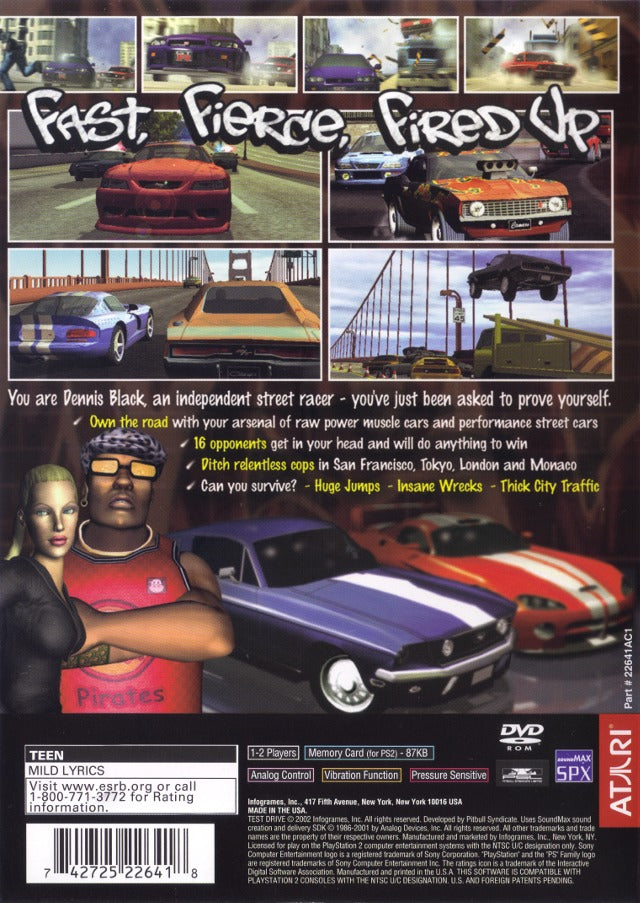 Test Drive (Greatest Hits) - PlayStation 2 (PS2) Game