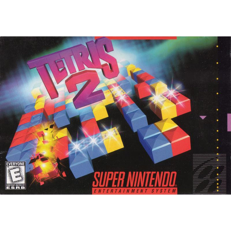 Tetris 2 - Super Nintendo (SNES) Game - YourGamingShop.com - Buy, Sell, Trade Video Games Online. 120 Day Warranty. Satisfaction Guaranteed.