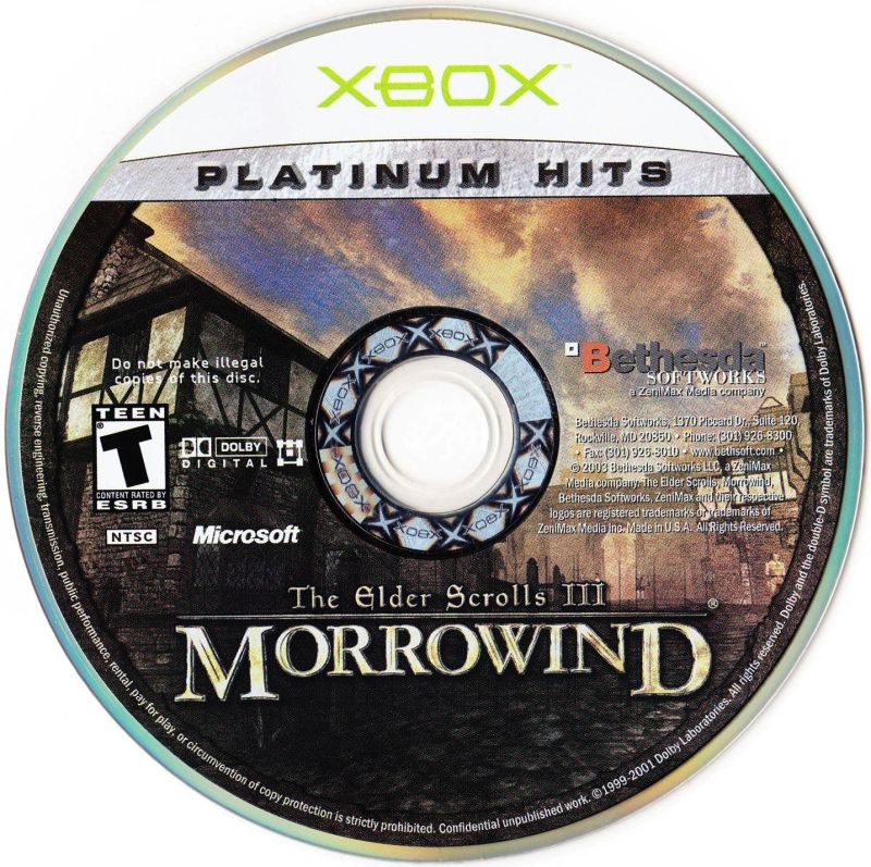 The Elder Scrolls III: Morrowind (Platinum Hits) - Microsoft Xbox Game