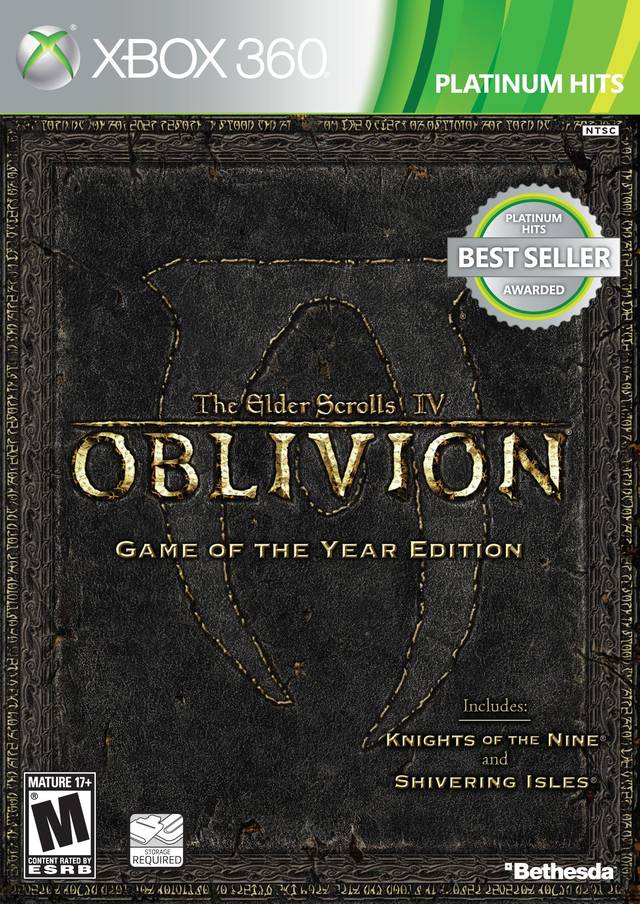 The Elder Scrolls IV: Oblivion - Game of the Year (Platinum Hits) - Xbox 360 Game