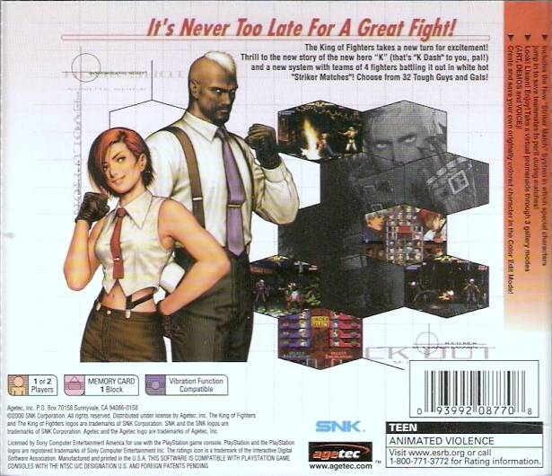 The King of Fighters '99 - PlayStation 1 (PS1) Game