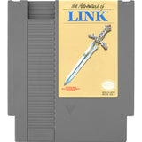 Zelda II: The Adventure of Link (Gray Cart) - Authentic NES Game Cartridge