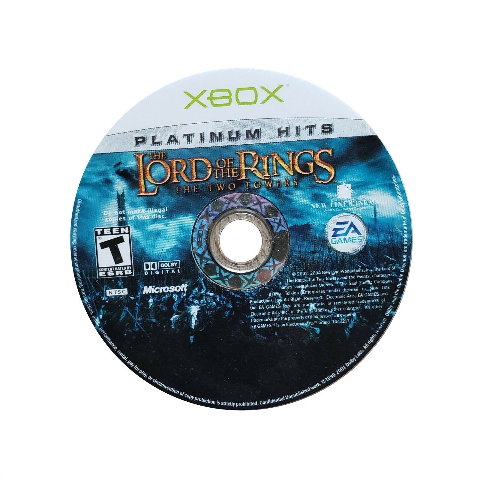 The Lord of the Rings: The Two Towers (Platinum Hits) - Microsoft Xbox Game