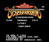 The Magic Of Scheherazade - Authentic NES Game Cartridge