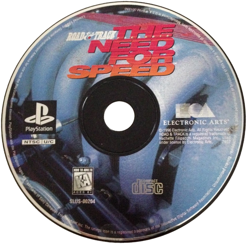 Road & Track Presents: The Need for Speed - PlayStation 1 (PS1) Game