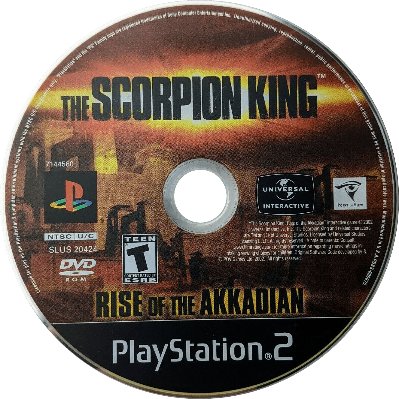 The Scorpion King: Rise of the Akkadian - PlayStation 2 (PS2) Game