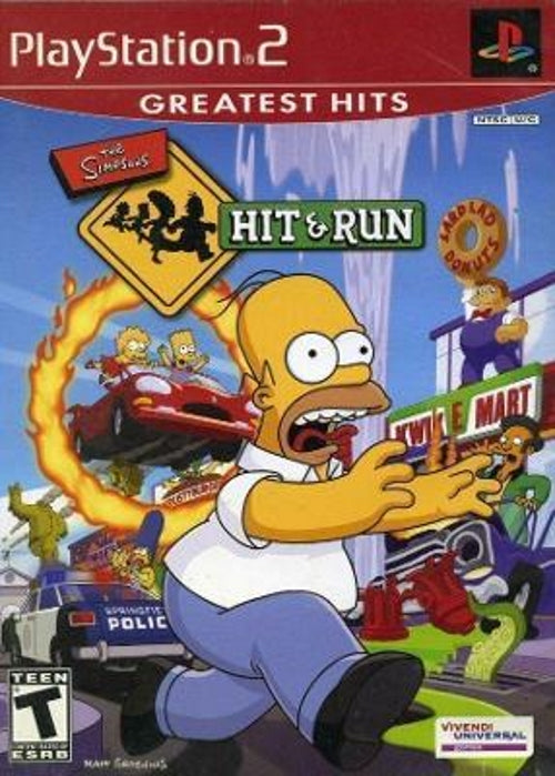 The Simpsons: Hit & Run (Greatest Hits) - PlayStation 2 (PS2) Game