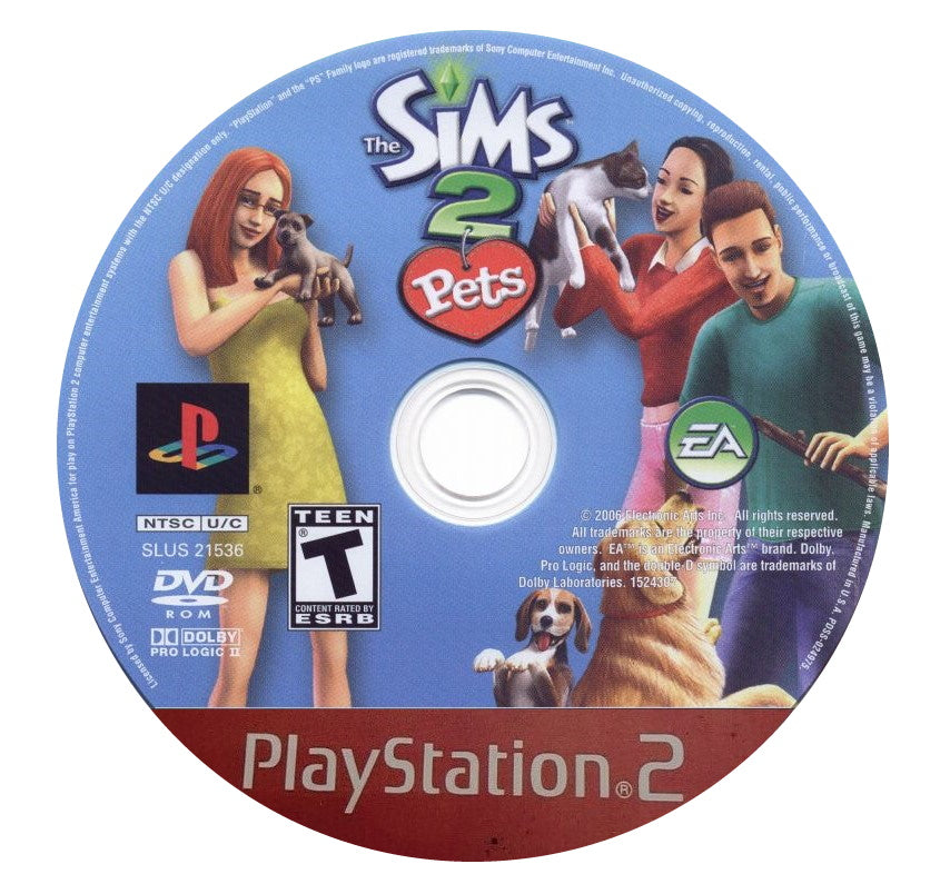 The Sims 2: Pets (Greatest Hits) - PlayStation 2 (PS2) Game